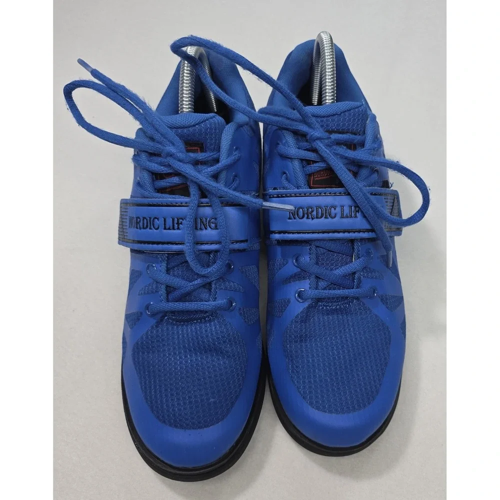 Mens Blue Nordic Lifting Powerlifting Shoes‎ for Heavy Weightlifting Size 905